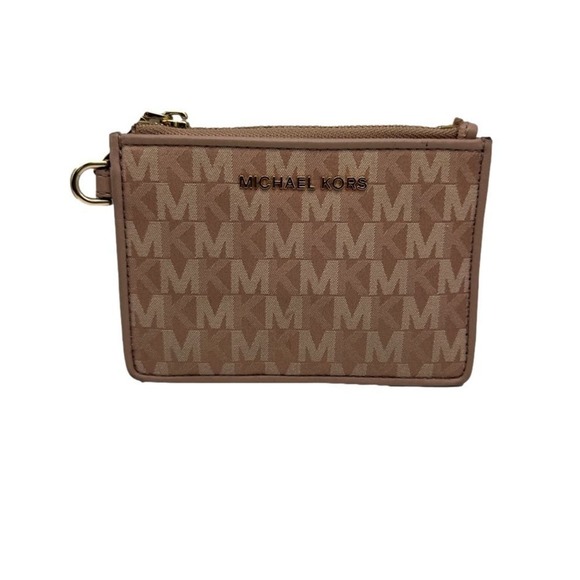 MICHAEL KORS Signature Canvas Cardholder - Picture 1 of 7
